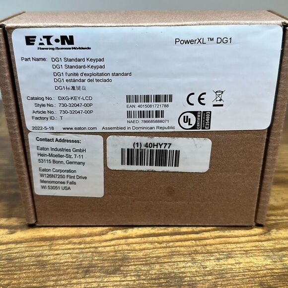 Eaton PowerXL DG1 Standard Keypad LCD - Picture 2 of 5